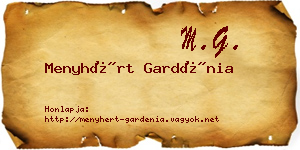 Menyhért Gardénia névjegykártya